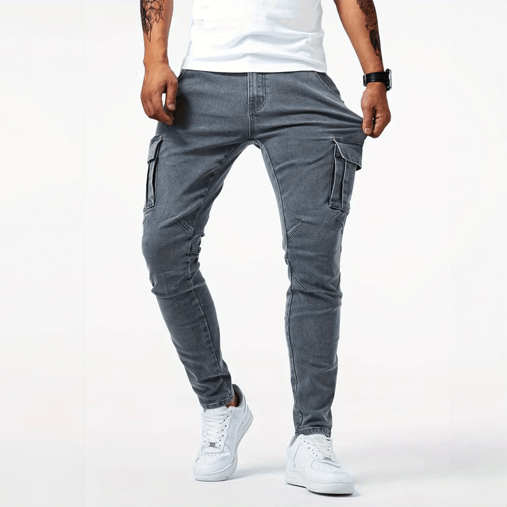 Jeans Cargo Eleganti e Confortevoli per Uomo Stile Italiano