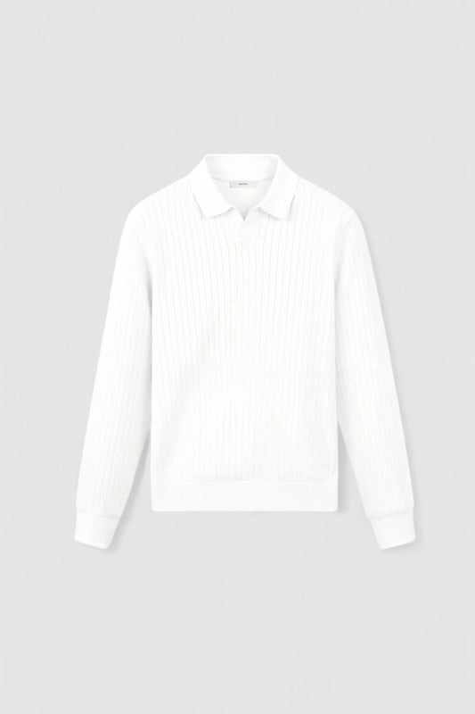 Polo da Uomo a Righe Lunghe Stile Old Money per Eleganza Sottile Stile Italiano