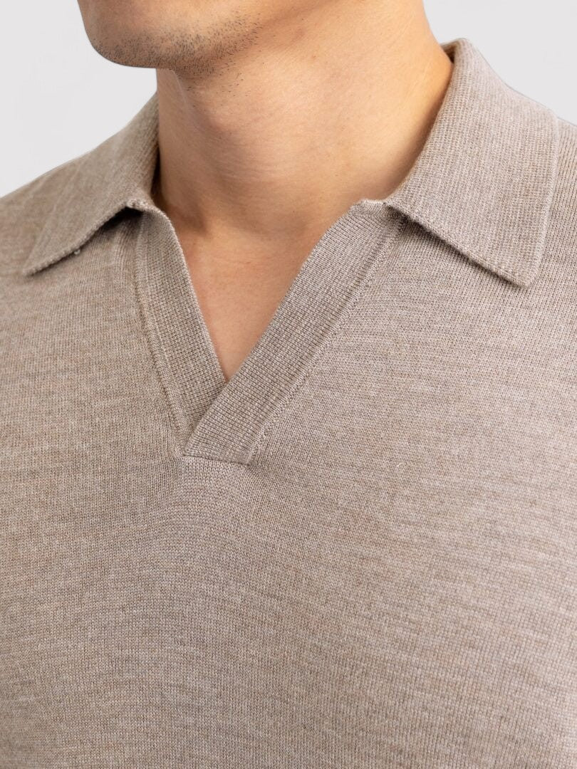 Polo Elegante a Maniche Lunghe per Uomo - Stile Classico Old Money Stile Italiano