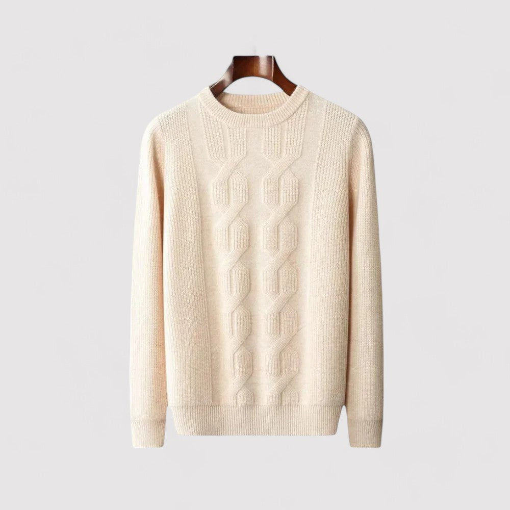 Pullover Classico in Maglia per Uomo - Eleganza e Comfort Stagionale Stile Italiano