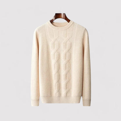 Pullover Classico in Maglia per Uomo - Eleganza e Comfort Stagionale Stile Italiano