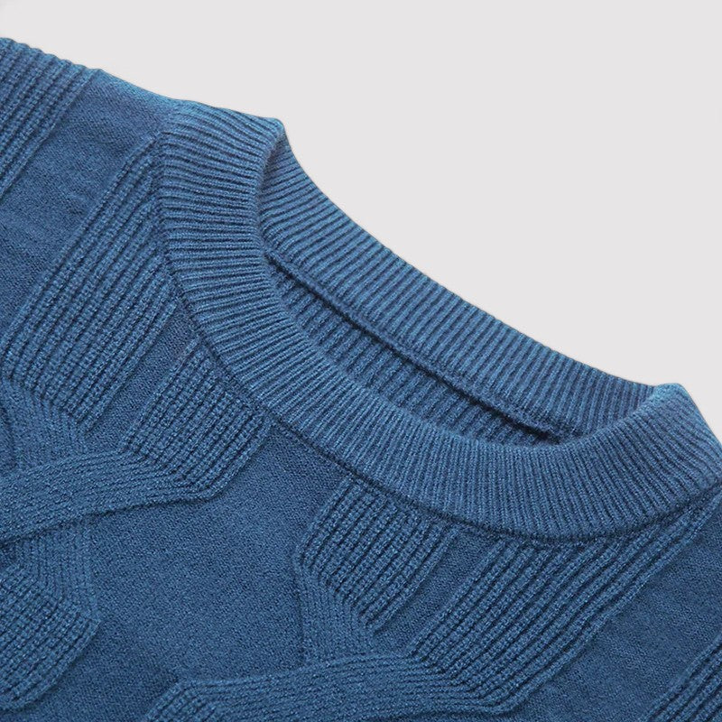 Pullover Classico in Maglia per Uomo - Eleganza e Comfort Stagionale Stile Italiano