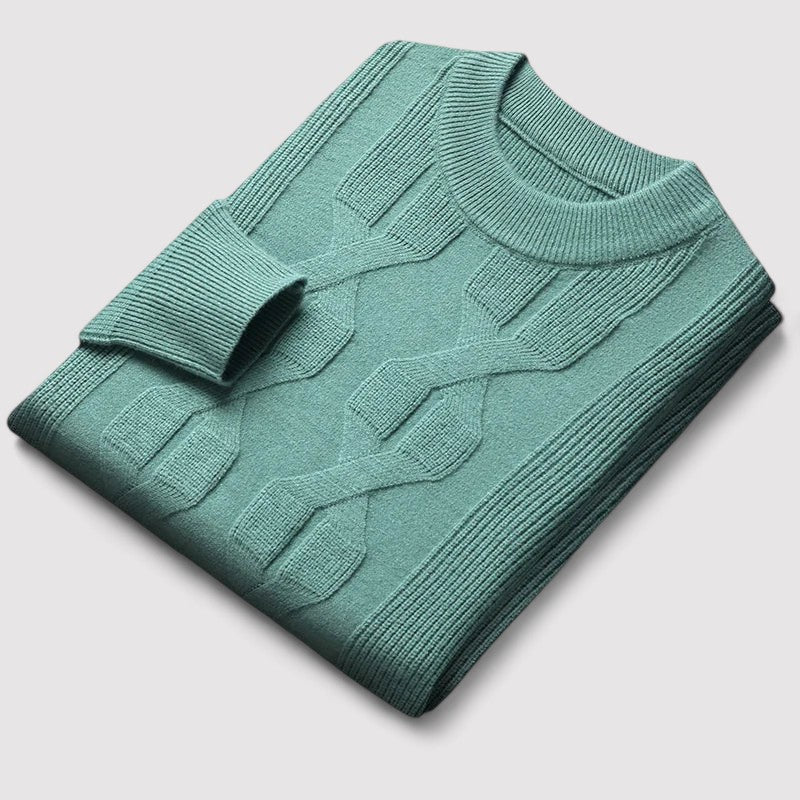 Pullover Classico in Maglia per Uomo - Eleganza e Comfort Stagionale Stile Italiano