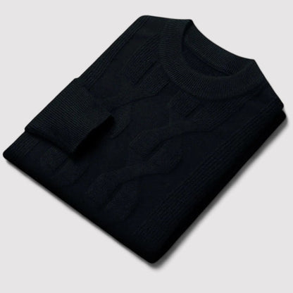 Pullover Classico in Maglia per Uomo - Eleganza e Comfort Stagionale Stile Italiano