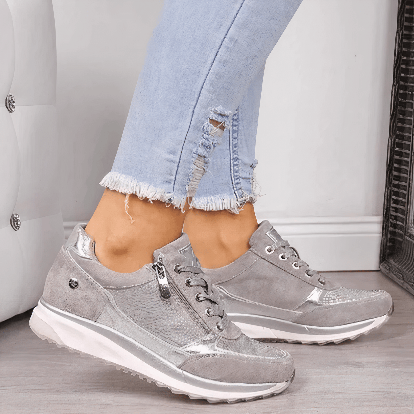 Sneakers Eleganti e Confortevoli per Donna con Sostegno Innovativo Stile Italiano