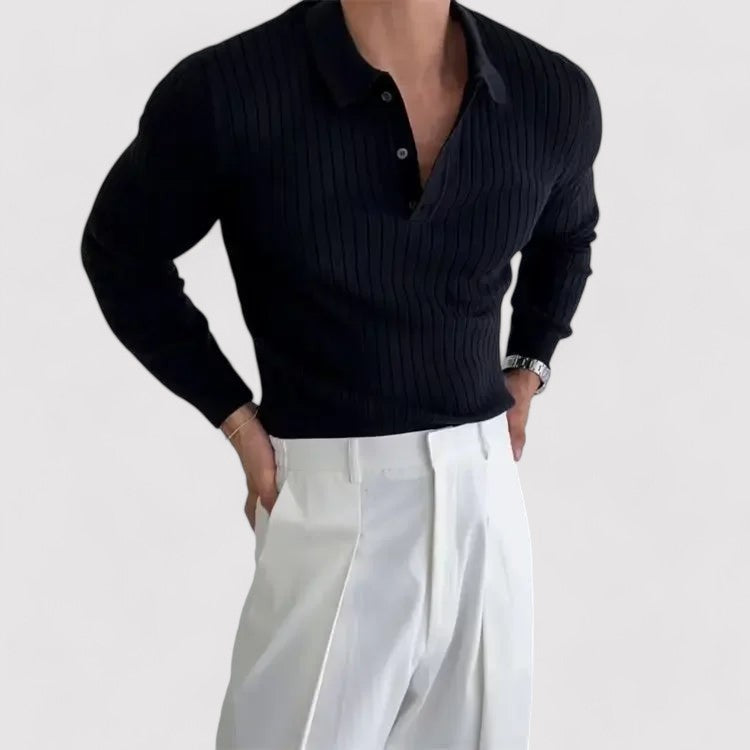 Felpa Elegante Casual con Collo per Uomo e Donna Stile Italiano