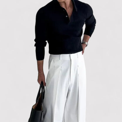 Felpa Elegante Casual con Collo per Uomo e Donna Stile Italiano