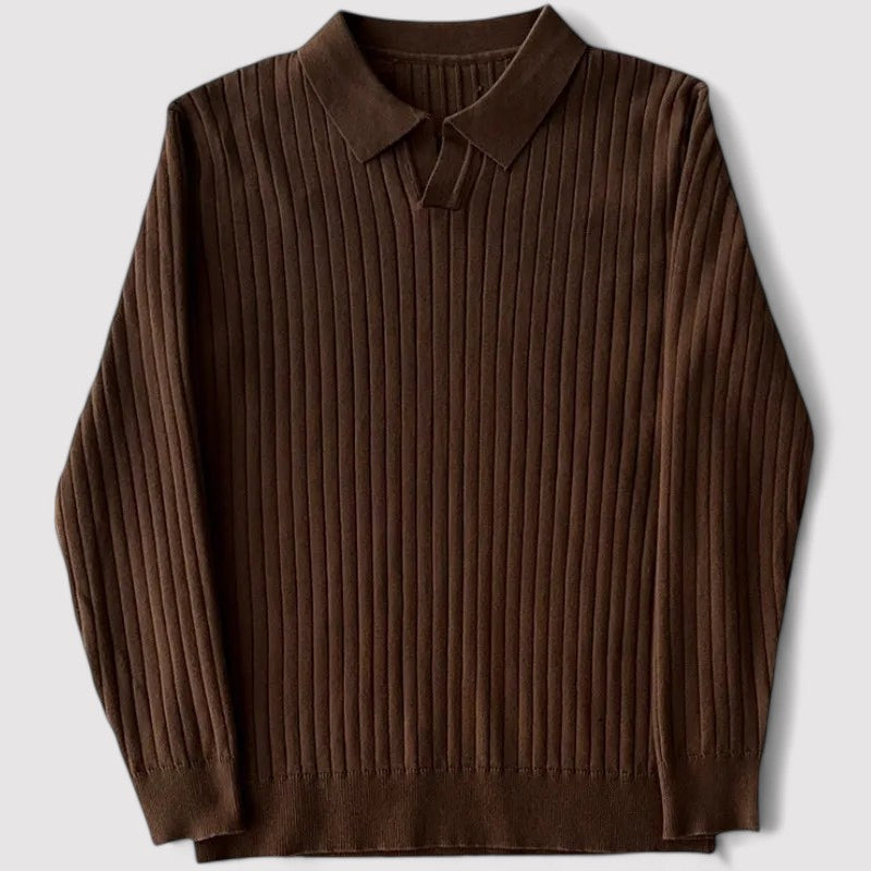Felpa Elegante Casual con Collo per Uomo e Donna Stile Italiano