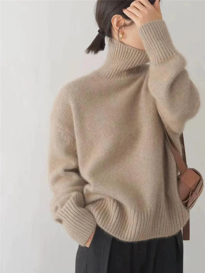 Ilaria - Maglione dolcevita in cashmere di lusso per un inverno elegante