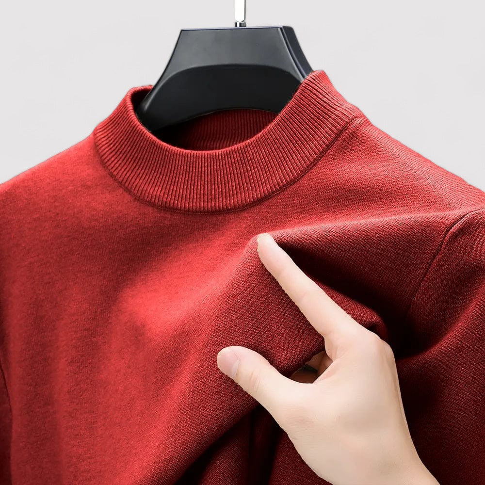 Maglione Elegante Casual da Uomo in Cashmere e Poliestere Stile Italiano