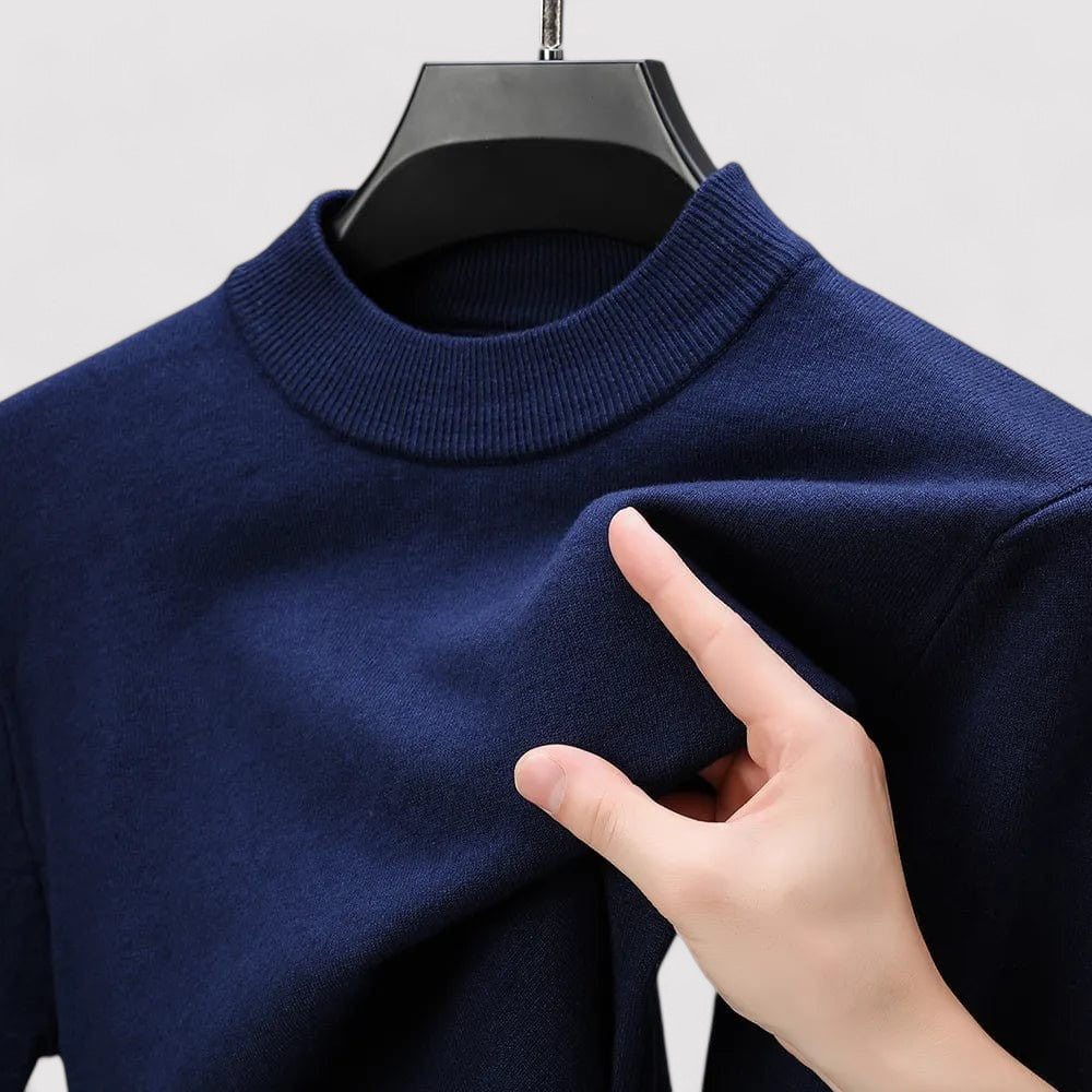 Maglione Elegante Casual da Uomo in Cashmere e Poliestere Stile Italiano