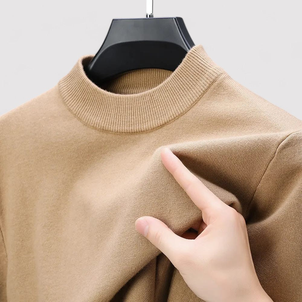 Maglione Elegante Casual da Uomo in Cashmere e Poliestere Stile Italiano