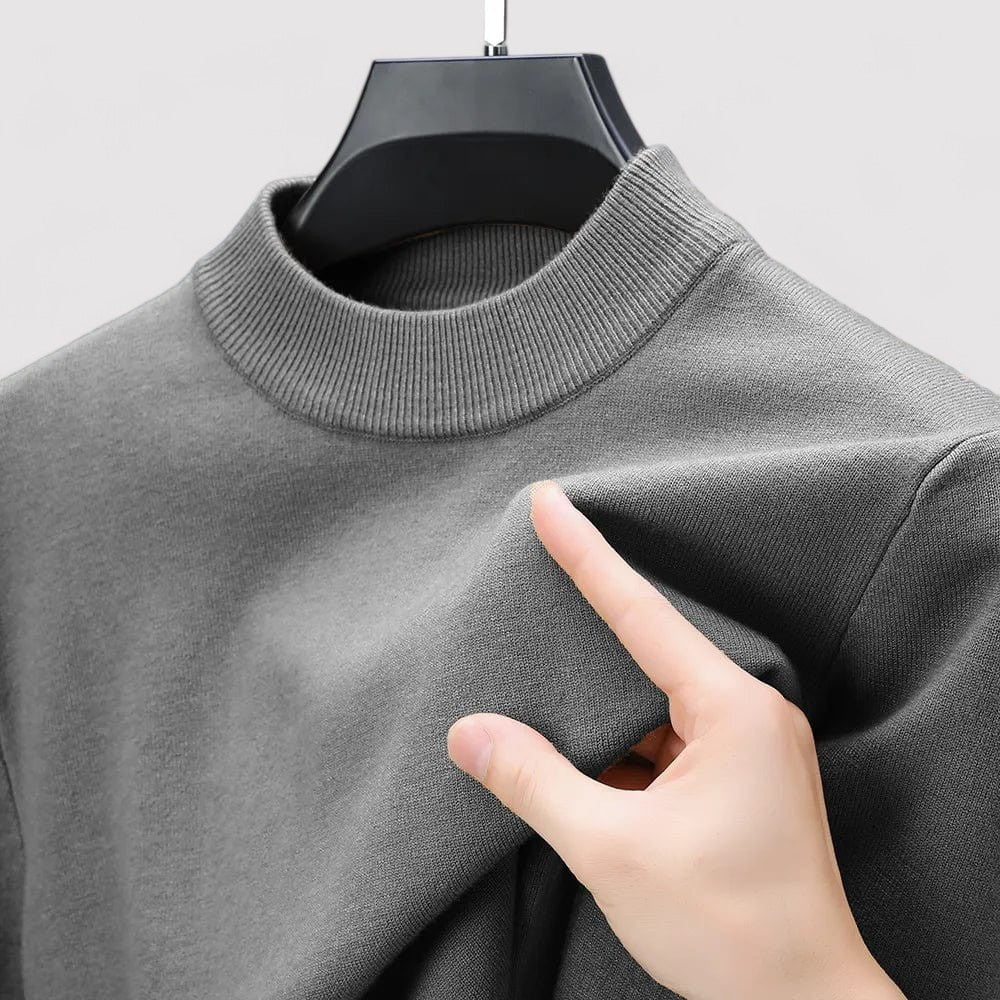 Maglione Elegante Casual da Uomo in Cashmere e Poliestere Stile Italiano