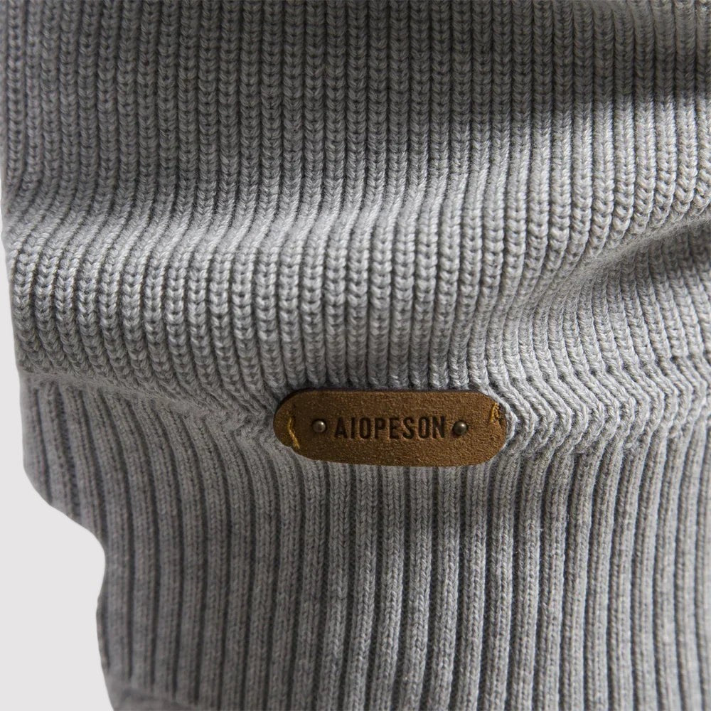 Maglione Intrecciato Invernale Elegante e Confortevole Stile Italiano