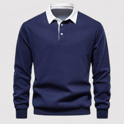 Maglione Polo Elegante e Confortevole per Uomini Stile Italiano