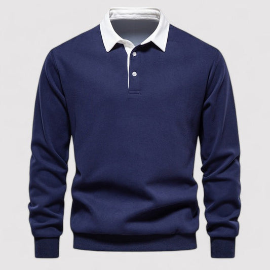 Maglione Polo Elegante e Confortevole per Uomini Stile Italiano