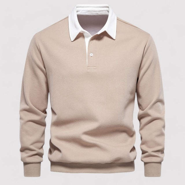 Maglione Polo Elegante e Confortevole per Uomini Stile Italiano