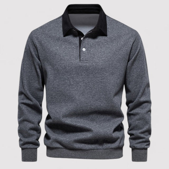 Maglione Polo Elegante e Confortevole per Uomini Stile Italiano