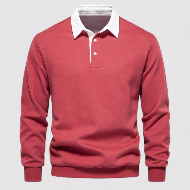 Maglione Polo Elegante e Confortevole per Uomini Stile Italiano