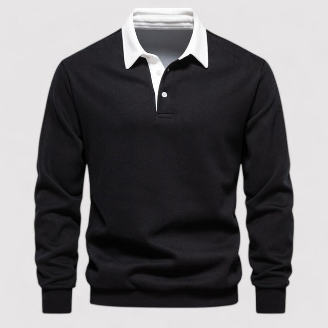 Maglione Polo Elegante e Confortevole per Uomini Stile Italiano