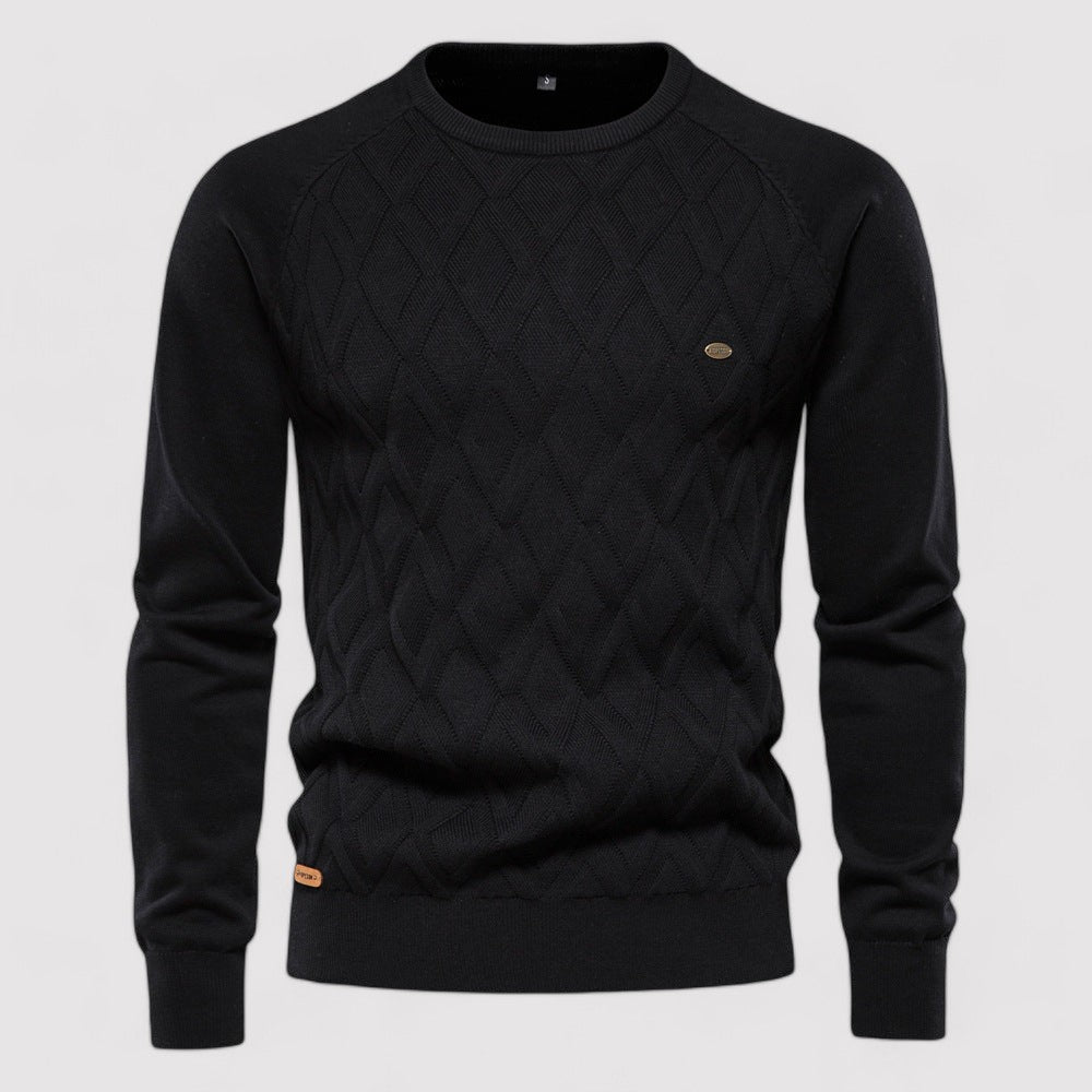 Maglione da Uomo Oxford Elegante in Maglia di Alta Qualità Stile Italiano