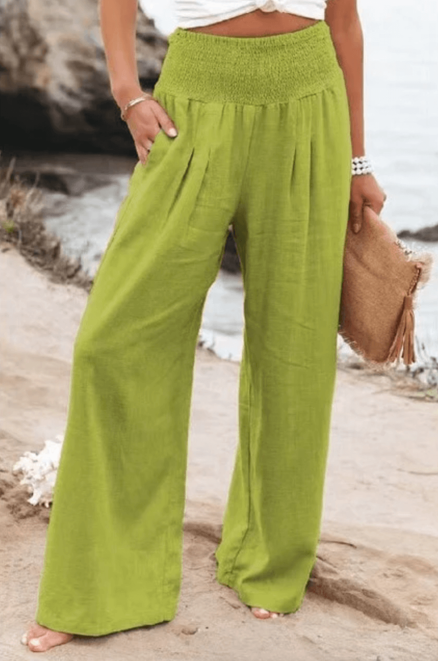 Pantaloni Palazzo Eleganti e Confortevoli per Donna - 'Nora' Stile Italiano