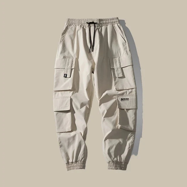 Pantaloni cargo uomo daily | Streetstyle baggy in tessuto stretch per un look urbano