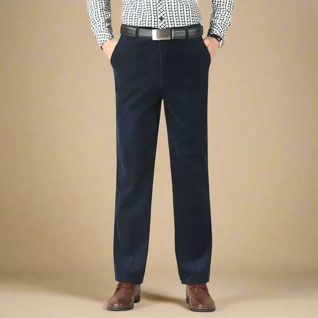 Marco - Pantaloni in corduroy eleganti e versatili per uomo