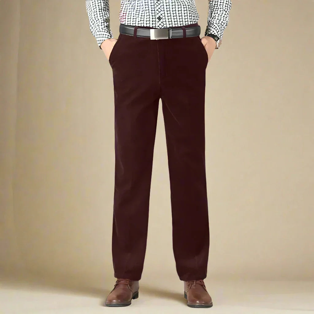 Marco - Pantaloni in corduroy eleganti e versatili per uomo