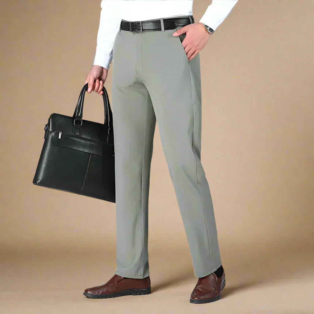 Marco - Pantaloni casual eleganti e stracciabili con stretch per uomo