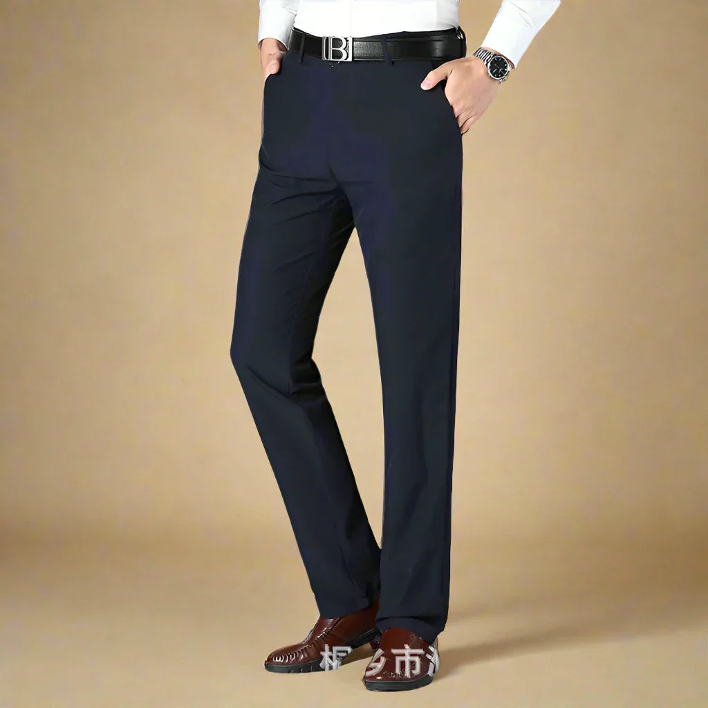 Marco - Pantaloni casual eleganti e stracciabili con stretch per uomo