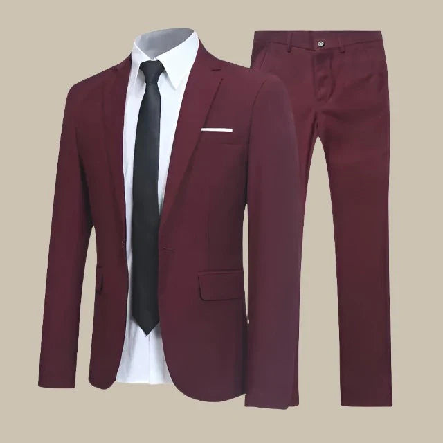 Marco - Classico completo da uomo in stile italiano con pantaloni e giacca