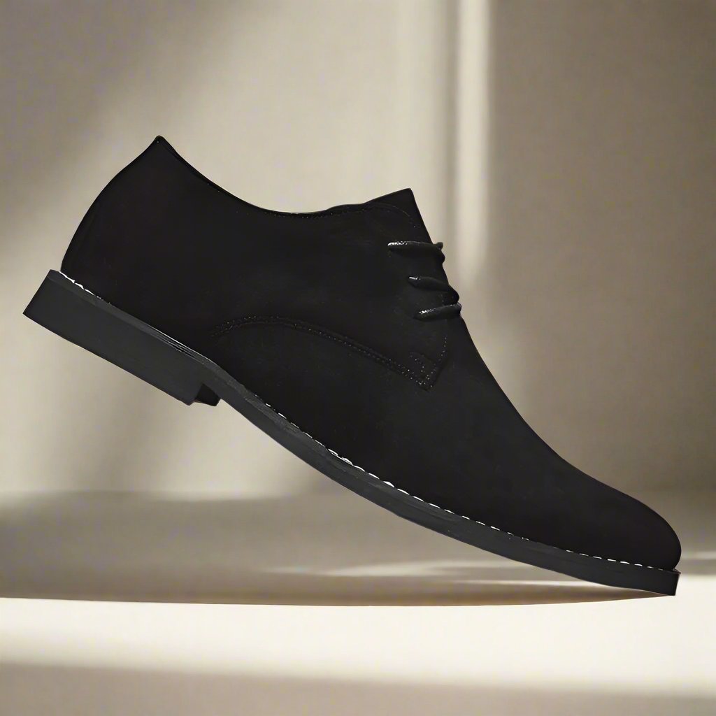 James Oxford - Eleganti scarpe da uomo in suede con lacci