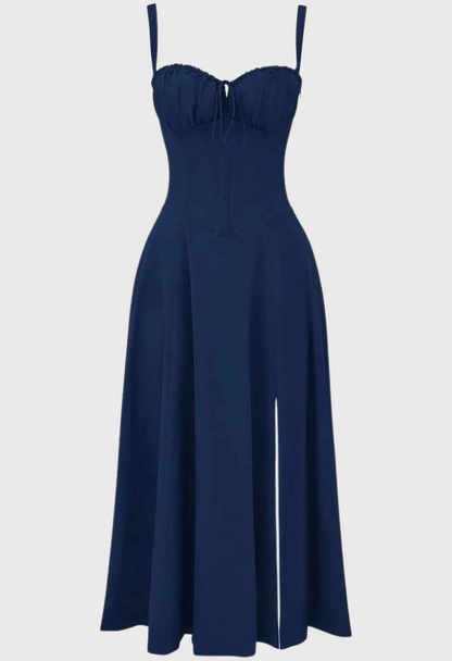 Vestito Estivo Avery Midi Bustier Corset per Stile Estivo Stile Italiano