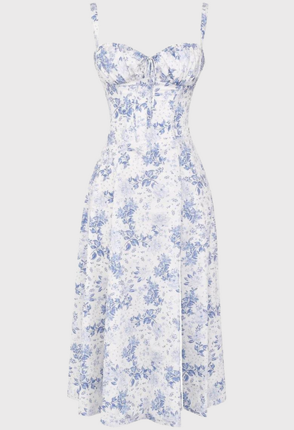 Vestito Estivo Avery Midi Bustier Corset per Stile Estivo Stile Italiano