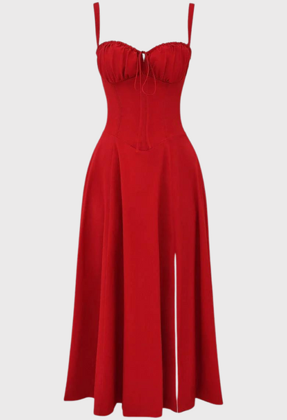 Vestito Estivo Avery Midi Bustier Corset per Stile Estivo Stile Italiano