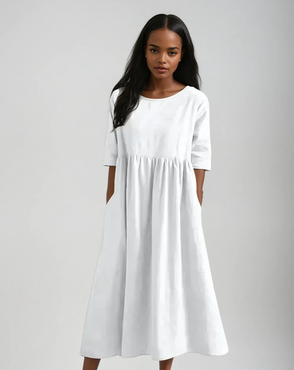 Vestito Estivo Elegante e Traspirante per Giornate Calde Stile Italiano