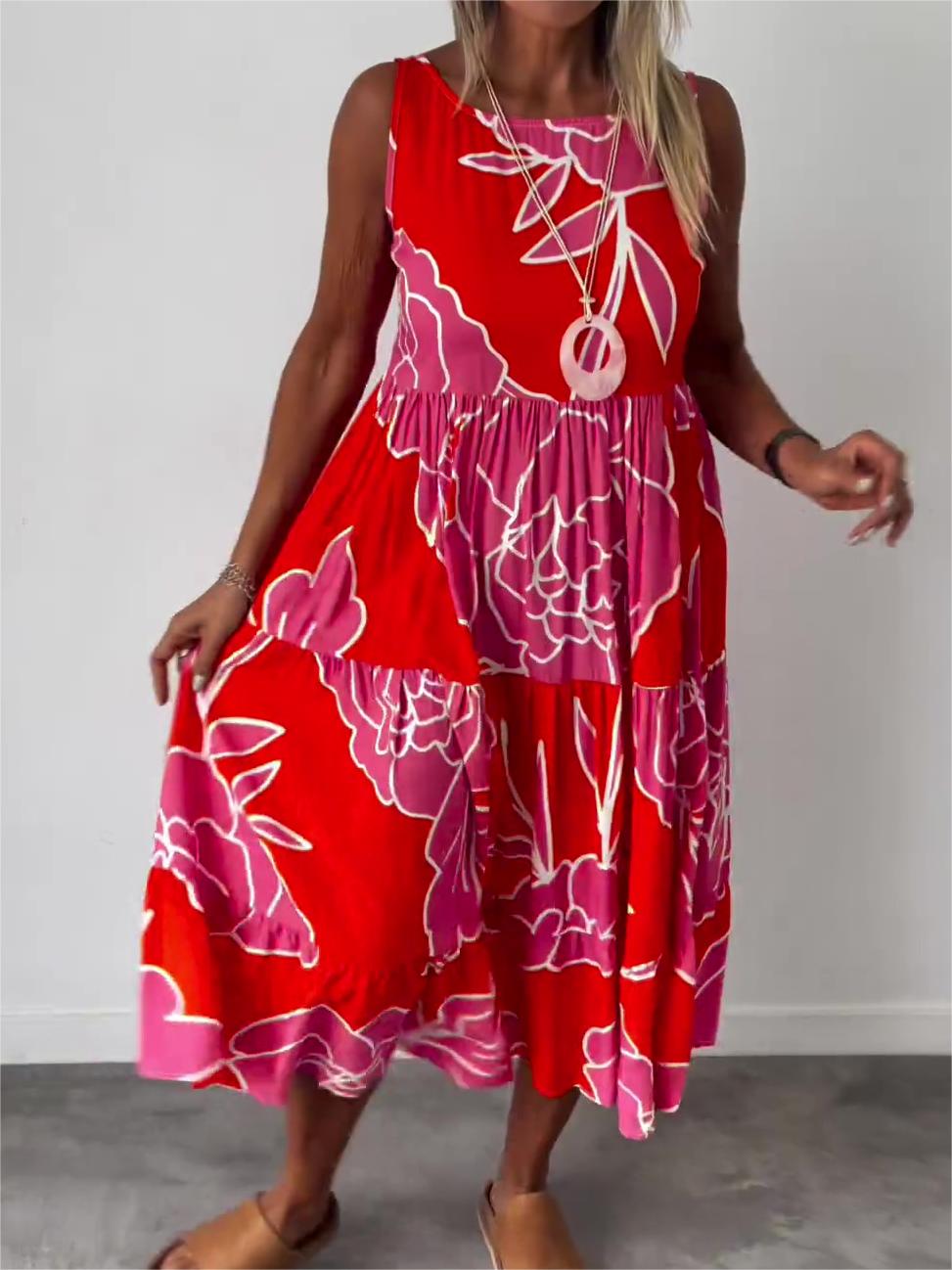 Vestito Floreale Elegante Sophia per Stile e Comfort Senza Tempo Stile Italiano