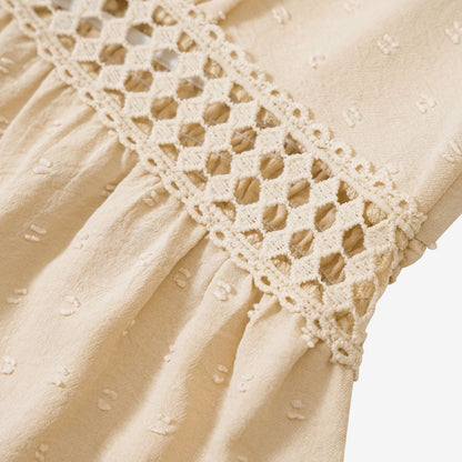 Vestito Mini V-Neck Angelica Luxe per uno Stile Estivo Senza Sforzo Stile Italiano