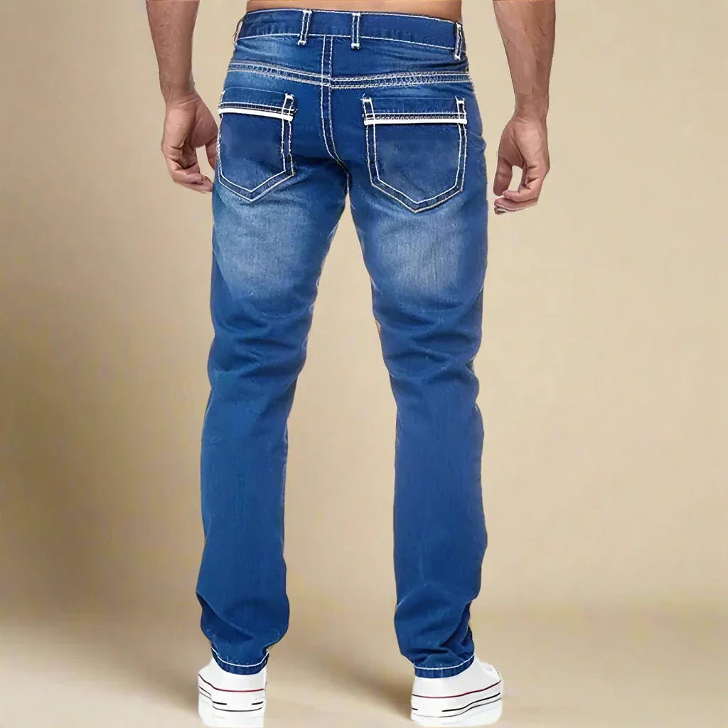 Boger - Jeans casual slim fit per uomini, ideali per ogni occasione