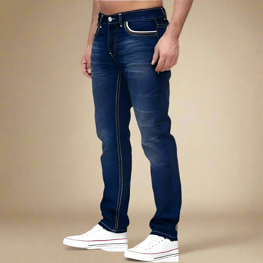 Boger - Jeans casual slim fit per uomini, ideali per ogni occasione