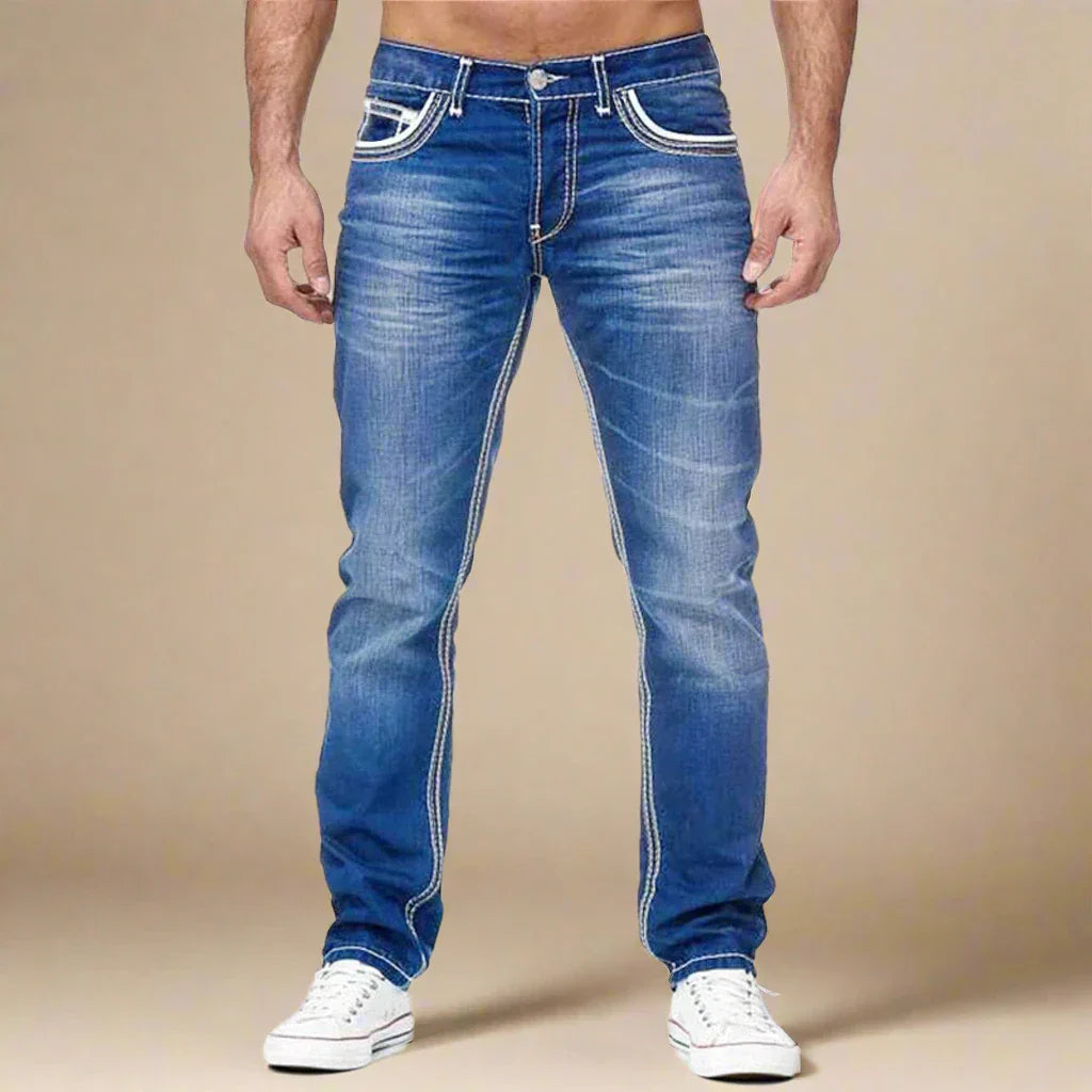 Boger - Jeans casual slim fit per uomini, ideali per ogni occasione