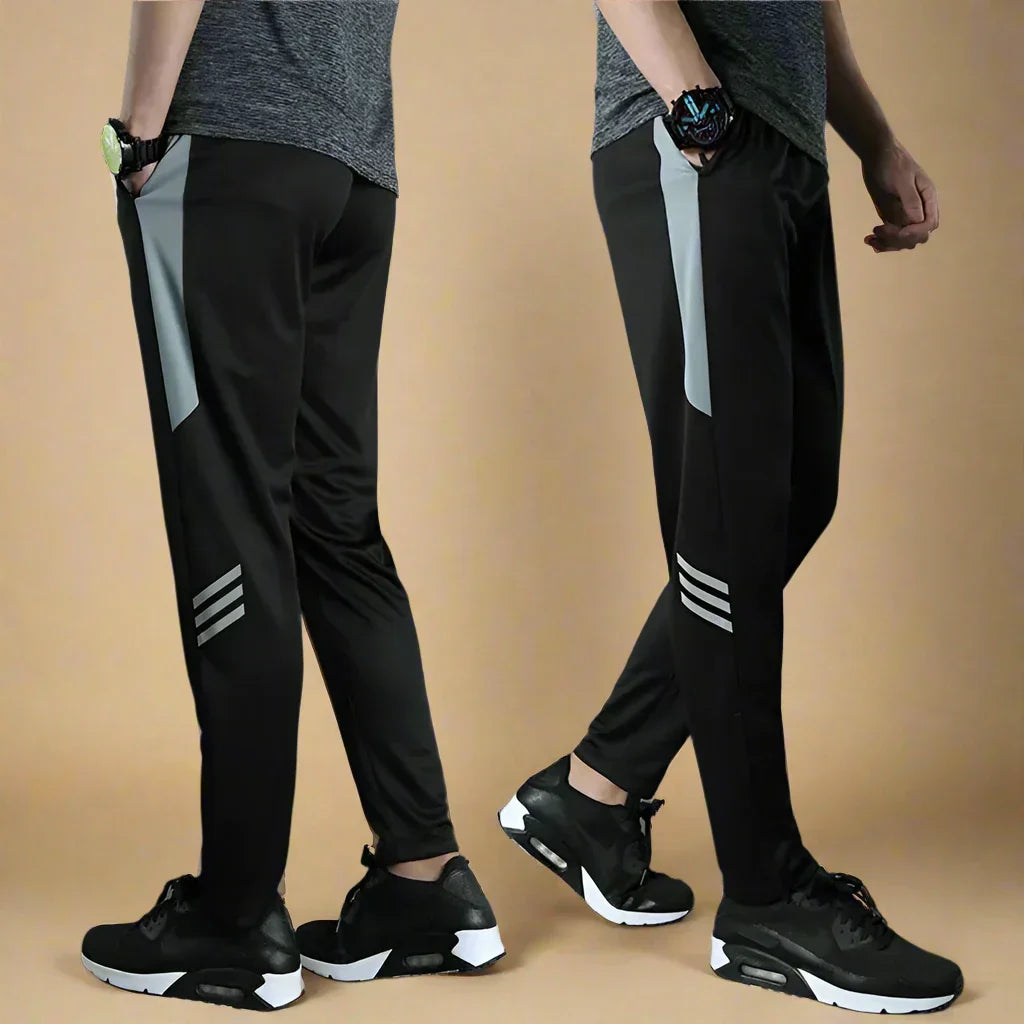 Arto - Pantaloni sportivi casual neri, comodi e leggeri per uomo