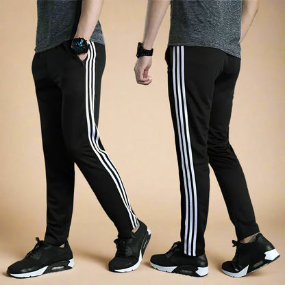 Arto - Pantaloni sportivi casual neri, comodi e leggeri per uomo