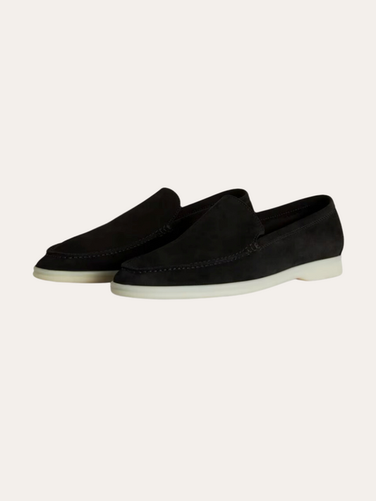 Mocassini Eleganti in Suede Neri per Comfort Stiloso