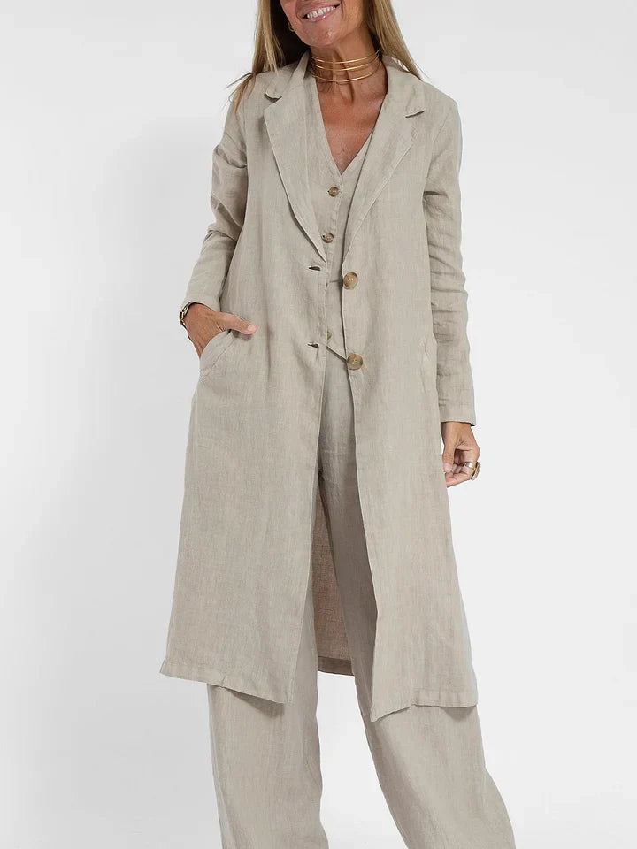 Gilet da Donna in Lino Leggero - Stile Versatile