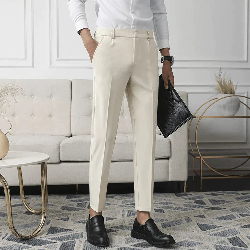 Marco - Pantalone slim-fit elegante con tessuto elasticizzato per il massimo comfort