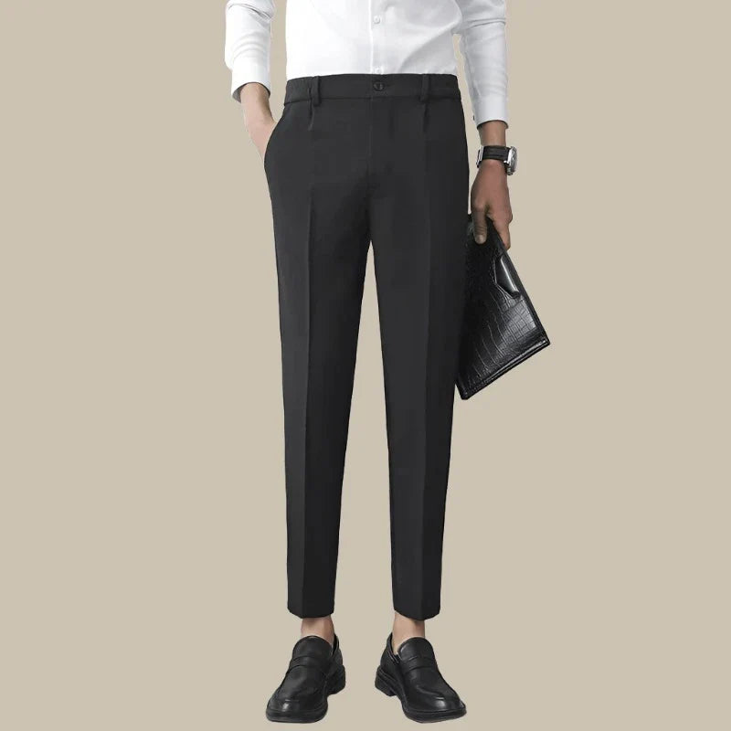 Marco - Pantalone slim-fit elegante con tessuto elasticizzato per il massimo comfort