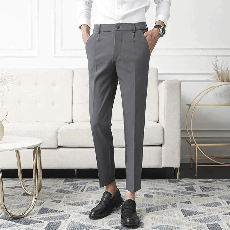 Marco - Pantalone slim-fit elegante con tessuto elasticizzato per il massimo comfort