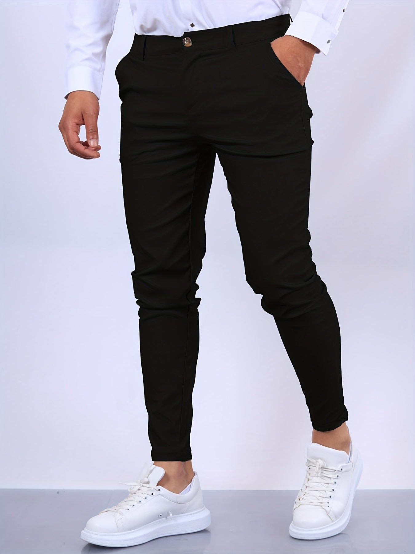 Rico - Pantaloni skinny-fit in premium stretch per uomo